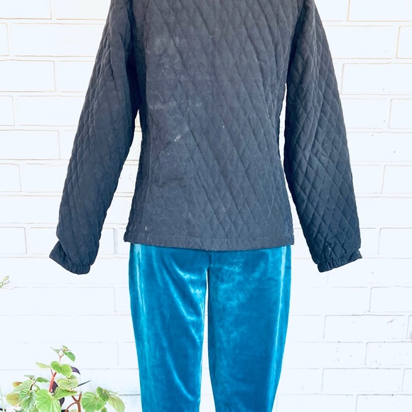 Aqua Stretch Velour Pants New Small - Picture 11 of 12